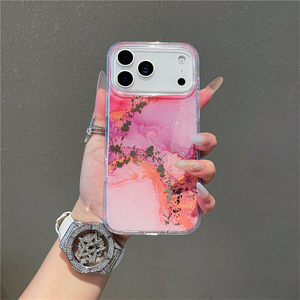 Coque de téléphone en silicone TPU avec impression IMD effet marbre pour iPhone 17 Pro Max, coque effet marbre pour iPhone 18 Pro Max - Product Image 5