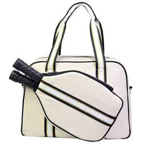 Portable Sports de plein air Tennis de Table Raquette Sac Néoprène Bandoulière Toile Couverture En Gros Compatible Pickleball Raquette Sac - Product Image 6