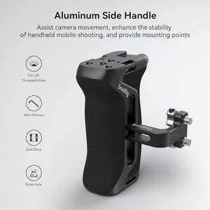 Kit Avanzado SmallRig para <span class=keywords><strong>Sony</strong></span> <span class=keywords><strong>Alpha</strong></span> 7R V/7 <span class=keywords><strong>IV</strong></span>/S III, Empuñadura Superior Lateral con Abrazadera para Cable HDMI, para Deportes de Acción - Product Image 6