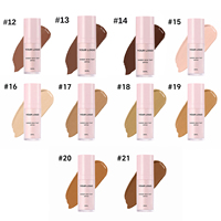 Vente flash - Fond de teint liquide de haute qualité - Protection solaire - Couvrance totale - Longue tenue - Léger - Hydratant - Teinte transparente pour la peau - 30 ml avec SPF55