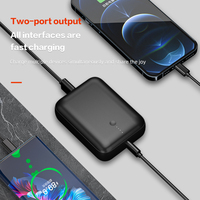Mini Power Bank 10000mAh, batteries externes pour veste chauffante, charge rapide 5V/3A, USB C entrée et sortie, chargeur portable pour iPhone iPad