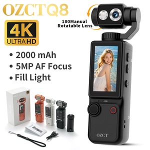 กล้องพกพาคุณภาพสูง Q8 ความละเอียด 5MP แบตเตอรี่ 2000mAh หน้าจอ 1.9 นิ้ว พร้อมไฟเสริม หมุนได้ 180 องศา เหมาะสำหรับการเดินทางกลางแจ้ง - Product Image 4