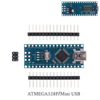 Compatible con la placa mejorada Nano V3.0 de 2014, ATMEGA328PB, CH340, USB múltiple, pines soldados/no soldados opcionales
