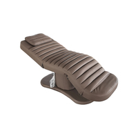 Qunpeng meilleure vente cils Salon de beauté lit Table de Massage Spa lit chaise couleur marron cils lit