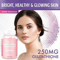 Biochealth Gmp Halal L-Glutathione Collagène Gommes avec Vitamines C, E, D et B12 Supplément pour un soutien de la peau blanche