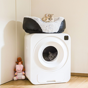 Bac à litière pour chat autonettoyant automatique de haute qualité Comptoir ultra sain en plastique Vente en gros Bacs à litière pour chat de haute qualité - Product Image 2