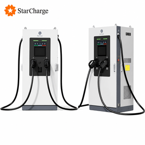 เครื่องชาร์จรถยนต์ไฟฟ้า Starcharge Jupiter V5 60kW 120kW DC แบบสองพอร์ต CCS2 GBT OCPP 2.0 สำหรับใช้งานเชิงพาณิชย์ พร้อมหน้าจอแสดงผลขนาด 10.4 นิ้ว - Product Image 2