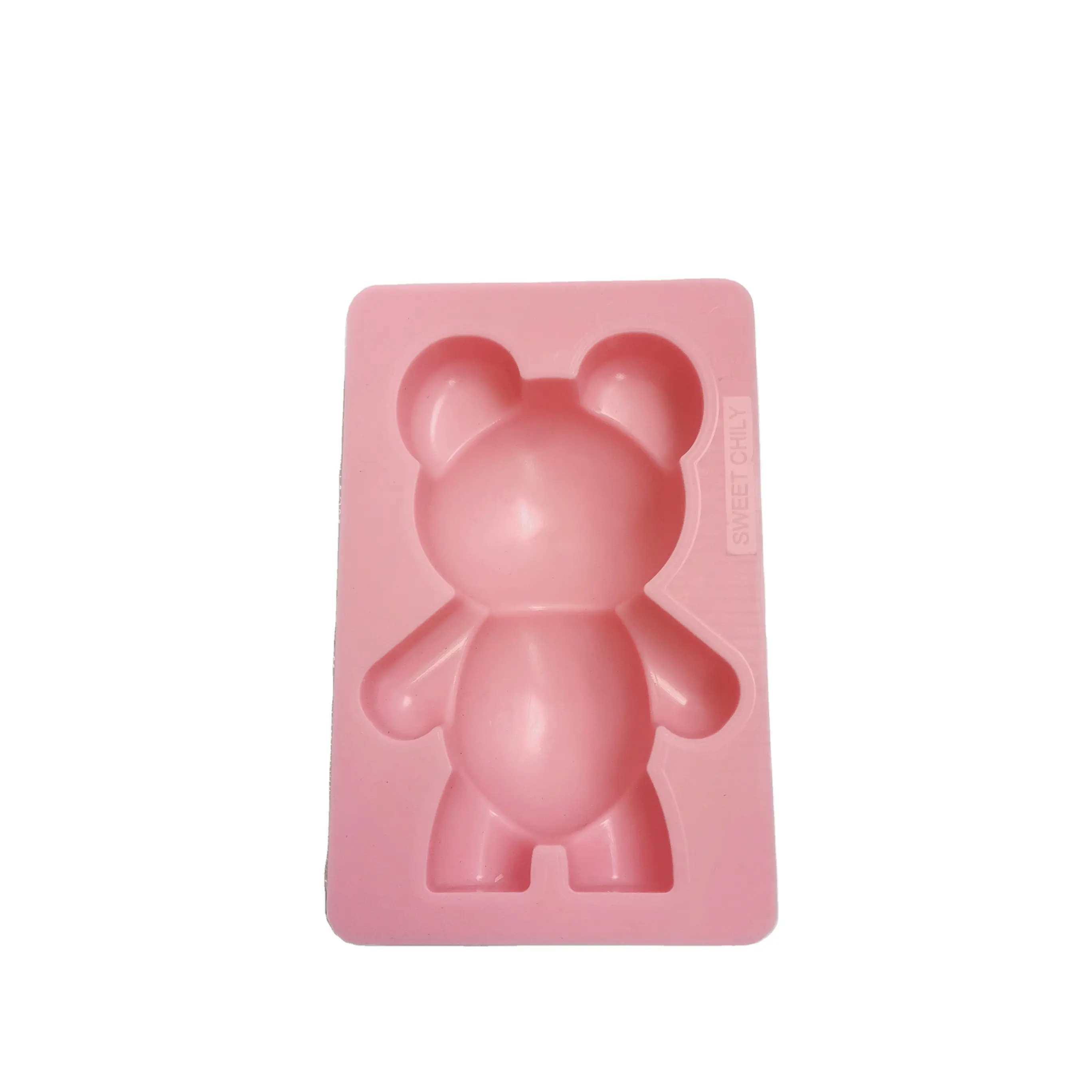 Gummy Bear Ice Silicon Mold Silicone Kaars Cake Mallen 3d Grote Teddybeer Silicone Chocolade Schimmel