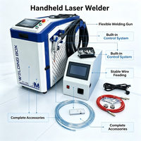Machine de soudage laser portable 4-en-1 certifiée CE FCC, 1500W, avec SUP23T et alimentation automatique du fil