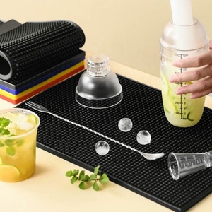 Support Custom Molded Bar Non-Slip <b>Silicone</b> <b>Mat</b> Bar Counter <b>Mat</b> Heat Insulation <b>Mat</b> <b>Drain</b> <b>Silicone</b> <b>Mat</b> Cup <b>Mat</b> - Product Image 6