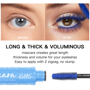 <span class=keywords><strong>Mascara</strong></span> coloré USHAS <span class=keywords><strong>Mascara</strong></span> à boucles épaisses Maquillage <span class=keywords><strong>Mascara</strong></span> imperméable longue durée - Product Image 5