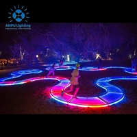 Leuchtende Bodenfliese LED-Einbauleuchte IP65 Wasserdicht Outdoor Musik-Sync Landschafts-Wegebeleuchtung Hoher CRI 90 50.000 Stunden
