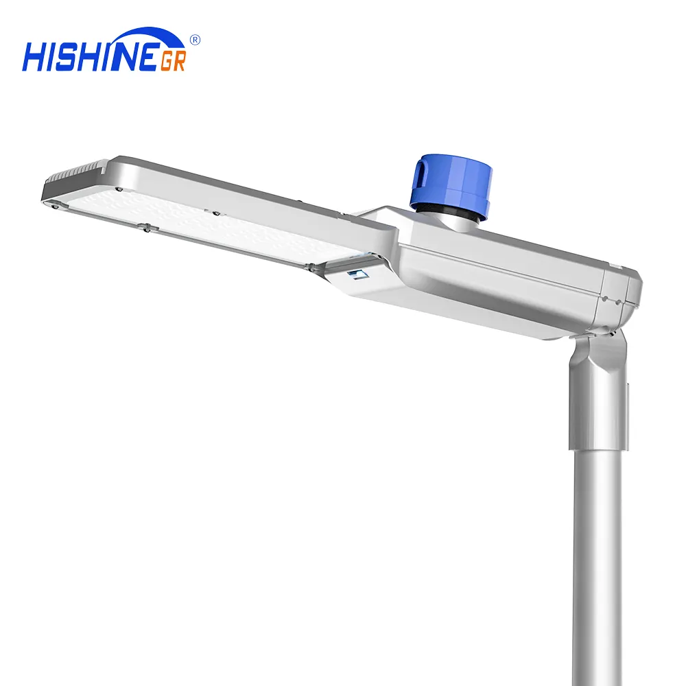 Hishine New Design Led Road Lamp 100W 175LMW IP65 Power Adjustable LED Street Lights Outdoor Project Led Lighting Fixtures