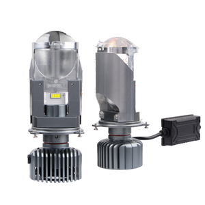 Đèn pha chiếu laser mini <span class=keywords><strong>H4</strong></span> Bi LED Y40 màu trắng, tình trạng mới, dành cho ô tô và xe máy, đèn pha <span class=keywords><strong>H4</strong></span> Bi LED 6000k - Product Image 1