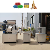 Ligne de production de savon mini 1000 kg - Coupeuse et mélangeuse entièrement automatiques avec alimentation 380V/200V/240V