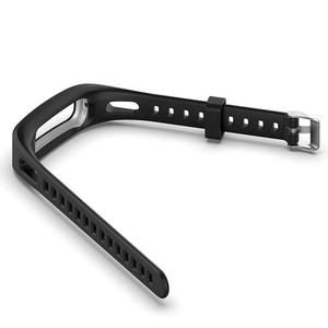 Bracelet de montre de sport en silicone pour Huawei <span class=keywords><strong>Band</strong></span> <span class=keywords><strong>3e</strong></span> 4e Honor 4 version course à pied, bracelet de montre intelligente - Product Image 2