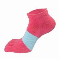 Chaussettes de Sport unisexe en coton, 5 doigts, Design personnalisable avec Logo, pour hommes, course à pied, vente en gros,