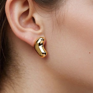 Ensemble de bijoux en acier inoxydable en forme de cœur pour femmes, chaîne de clavicule, boucles d'oreilles, collier, Design asymétrique, TE60533 - Product Image 3