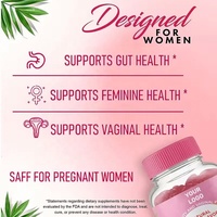 Complément alimentaire pour femmes en marque privée OEM, gommes probiotiques pour la santé intestinale quotidienne, soutien digestif
