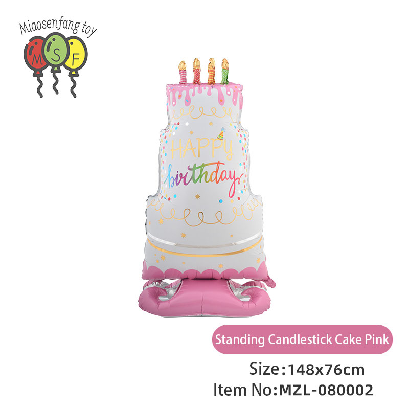 Mzl-080002-standing candleholder cake-pink