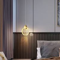 Lustre de luxe suspendu, lampe de maison élégante, luminaire d'escalier à tête unique, lustre en cristal pour plafond haut, LED blanc chaud pour restaurant