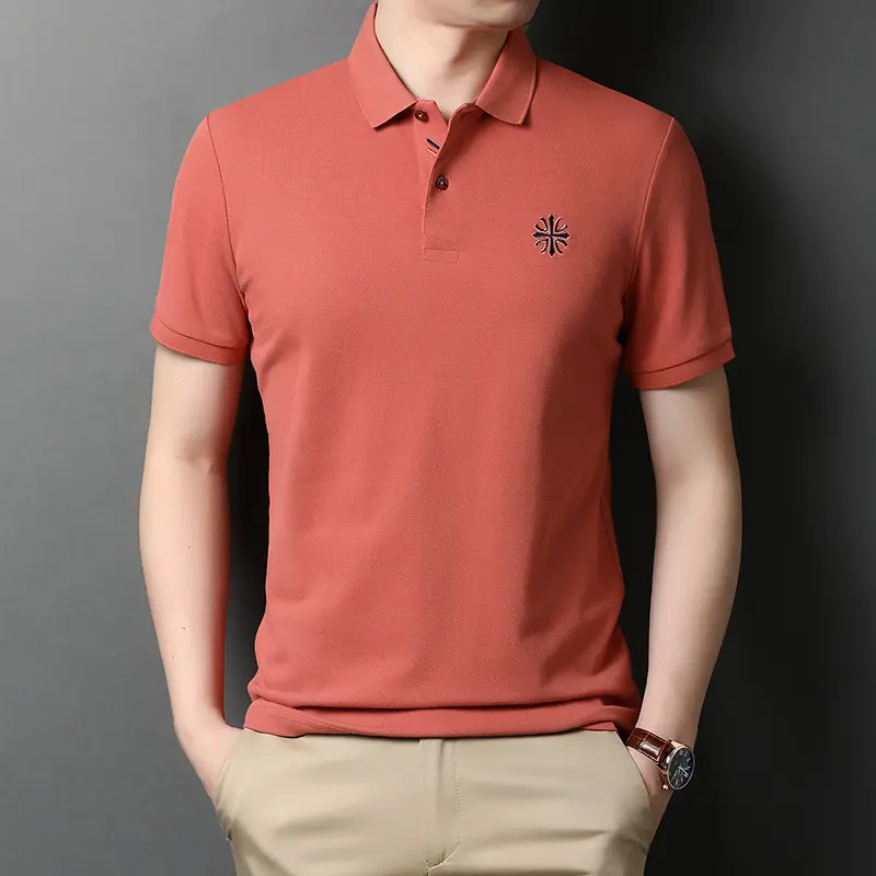 AF18 дешевая мужская летняя одежда, рубашки поло с коротким рукавом