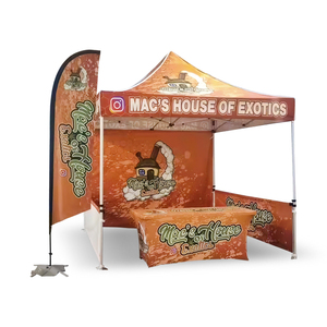 Carpa de Exhibición Personalizada de Aluminio para Exteriores de 10x10, con Impresión de Logotipo Publicitario, para Eventos, Ferias Comerciales, Gazebos, Toldos, Carpas de Playa - Product Image 4