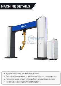 Swt tự động 6 trục Robot 3D 3KW 6KW sợi Laser máy cắt khắc cho tất cả các kim loại cắt lazer với cánh tay robot - Product Image 6