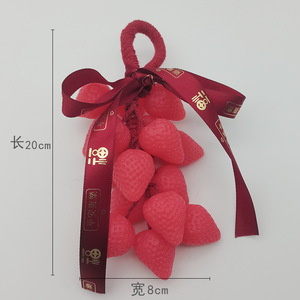 Bathroom Decoration Solid Bar Soap Festival Gift Crystal Transparent Grape Soap Cute Handmade Grape Cluster Grape Shape Soaps - Product Image 1