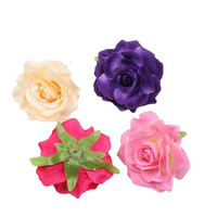 Roses artificielles en soie, 500 pièces, fausses fleurs, pour une décoration de gâteau, vente en gros