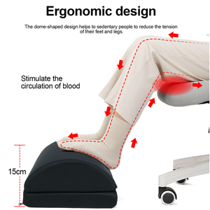 Reposapiés ergonómico multicómodo Reposapiés ajustable debajo del escritorio Bordado de tela Muebles de oficina Moderno aceptable - Product Image 6