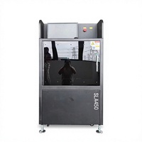 Impresora 3D SLA de Gran Formato 450mm con Punto Láser de 0.08-0.8mm, Marco de Granito y Óptica Sellada