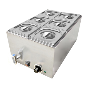 SUNMAX Commercial 1200W Comptoir professionnel en acier inoxydable Bain <span class=keywords><strong>Marie</strong></span> pour la restauration et les restaurants - Product Image 5