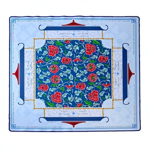 Tapis de table de mahjong et de <span class=keywords><strong>poker</strong></span> en microfibre antidérapant, grand format, imperméable, avec bords cousus, durable, taille personnalisable, écologique, américain - Product Image 2
