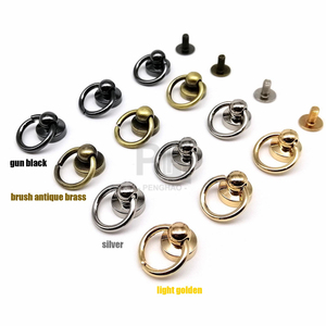 Poste <span class=keywords><strong>de</strong></span> bola <span class=keywords><strong>de</strong></span> Metal con tachuelas <span class=keywords><strong>de</strong></span> anillo redondo, remaches, cabeza redonda, pinchos, Funda <span class=keywords><strong>de</strong></span> cuero para <span class=keywords><strong>teléfono</strong></span>, accesorios <span class=keywords><strong>de</strong></span> decoración - Product Image 4