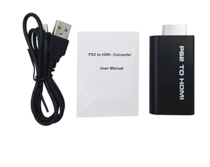 2023 apto para PS2 a HD MI Adaptador convertidor conector salida Video Audio juegos para <span class=keywords><strong>Play</strong></span> <span class=keywords><strong>Station</strong></span> <span class=keywords><strong>2</strong></span> A HD MI Adaptador convertidor - Product Image 1