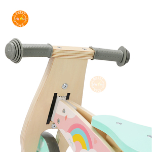 Bicicleta de equilibrio de <span class=keywords><strong>madera</strong></span> para niños pequeños, triciclos de <span class=keywords><strong>madera</strong></span>, andador, juguetes preescolares - Product Image 4
