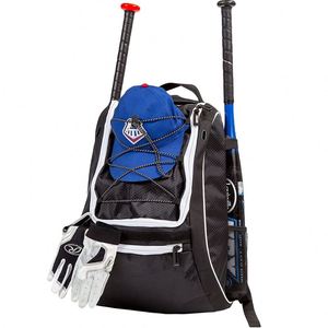 Sac à dos de baseball BSCI avec compartiment pour chaussures, sac léger pour batte de softball avec crochet pour clôture, sacs à dos de softball pour filles - Product Image 1