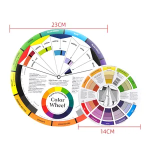 Tattoo Ink Color Wheel Chart chinese and english Tattoo Permanent Makeup Accessories Micro Pigment Nail Manicure Art Color Wheel