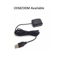 RS232 TTL RS485 PS2 Modul Antena Navigasi Penerima GPS Eksternal Multi-band USB untuk Penerima GPS Mobil