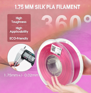 Filament MGT PLA Silk Dural, filament MGT 3D, personnalisation OEM/ODM, faible MOQ, 1,75 mm/1 kg - Product Image 3