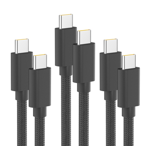 Câble de données USB 2.0 C vers C de haute qualité, tressé en nylon, 1M 2M, avec gaine <span class=keywords><strong>TPE</strong></span> et conducteurs en cuivre étamé, pour imprimante et appareil photo - Product Image 3