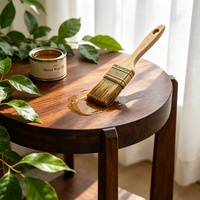 Table console en teck massif, design minimaliste, durable, pour salon, entrée, couloir, meubles commerciaux, vente en gros