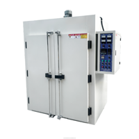 Four de séchage à convection à air chaud à température constante 300°C, four industriel discontinu 380V 28KW pour caoutchouc silicone, garantie 3 ans