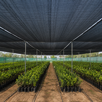 Filet d'ombrage en HDPE stabilisé aux UV pour le refroidissement des serres, les pépinières, la culture maraîchère et la protection des cultures