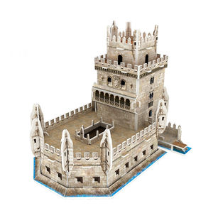 Union World — blocs de construction 3D, célèbre dans le monde, puzzle, château saint paules, 41 pièces - Product Image 4