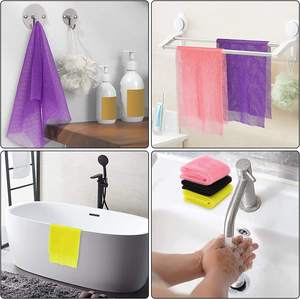 Biểu Tượng Tùy Chỉnh Nylon Tắm Cơ Thể Scrubber Khăn Lau Dài Net Tẩy Tế Bào Chết Trở Lại Tắm Da Miếng Bọt Biển Châu Phi Net Miếng Bọt Biển Cho Sử Dụng Hàng Ngày - Product Image 3