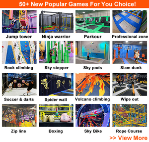 Parque <span class=keywords><strong>de</strong></span> Trampolines Interior Comercial Dream Catch Personalizado <span class=keywords><strong>de</strong></span> 2200 Metros Cuadrados con Cama Elástica, Tobogán Grande, Salto Libre y Circuito <span class=keywords><strong>de</strong></span> Cuerdas Ninja - Product Image 5