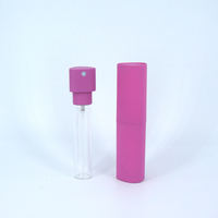 Offre Spéciale 8ml En Plastique Parfum Vaporisateur Triangle Twist-up Atomiseur Cosmétiques Shampooing Pompe Spreayer Écran Impression Surface