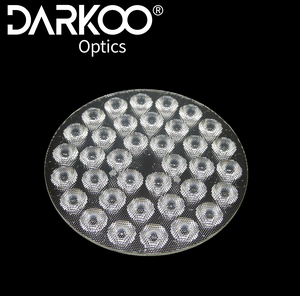 110 millimetri quadrato ha condotto la luce di via lente 90 gradi ampio angolo di lampade scatola da scarpe - Product Image 3